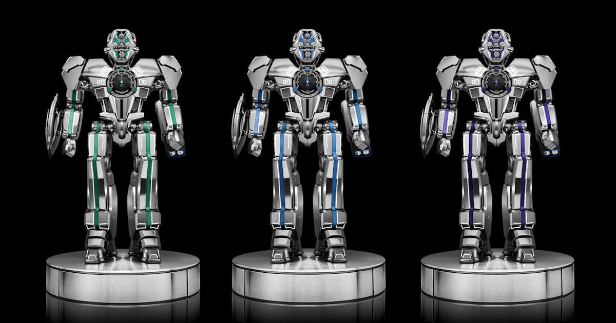 MB&F HM12 The Guardian robot-watch edition trio