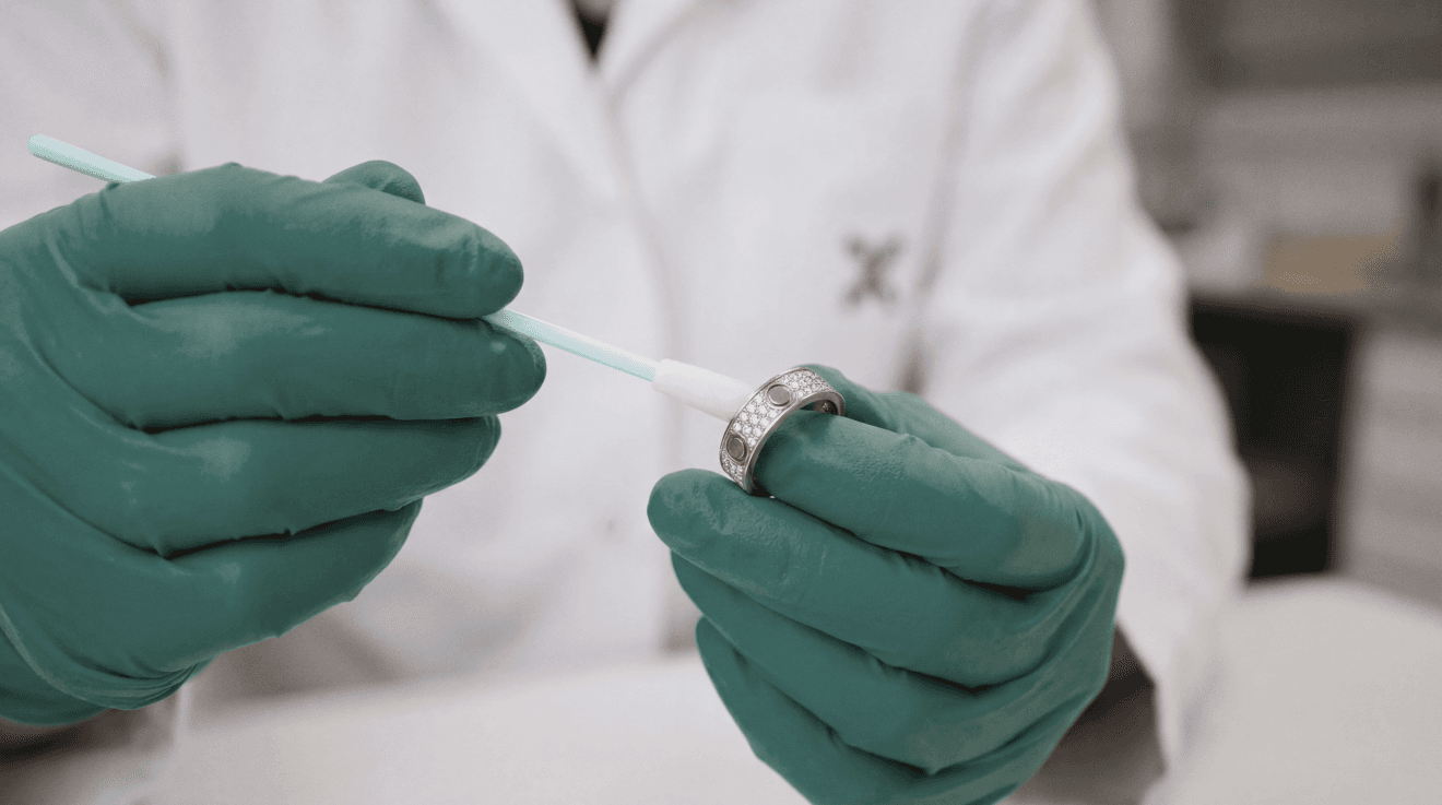 Haelixa production image representing DNA-based authenticity technology