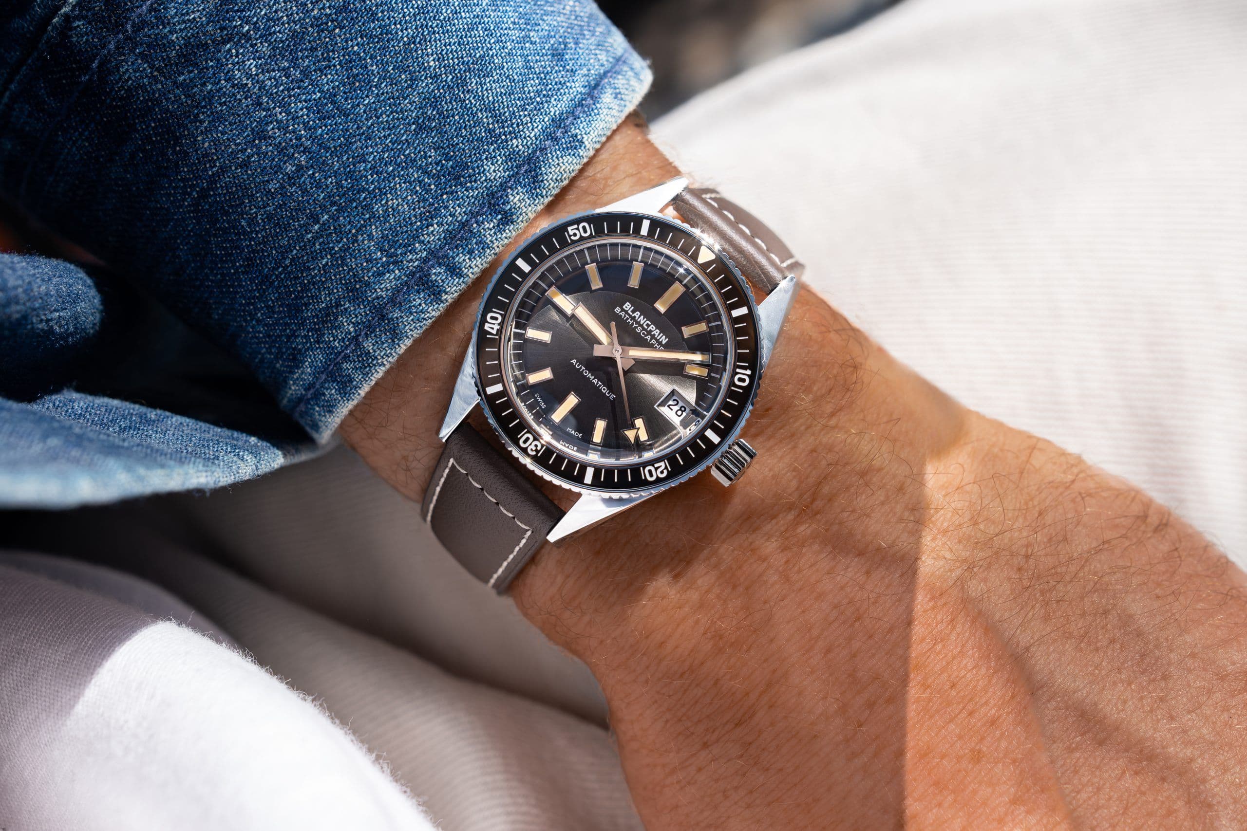 Blancpain Celebrates 70 Years of the Bathyscaphe With a Vintage 1968 Reissue
