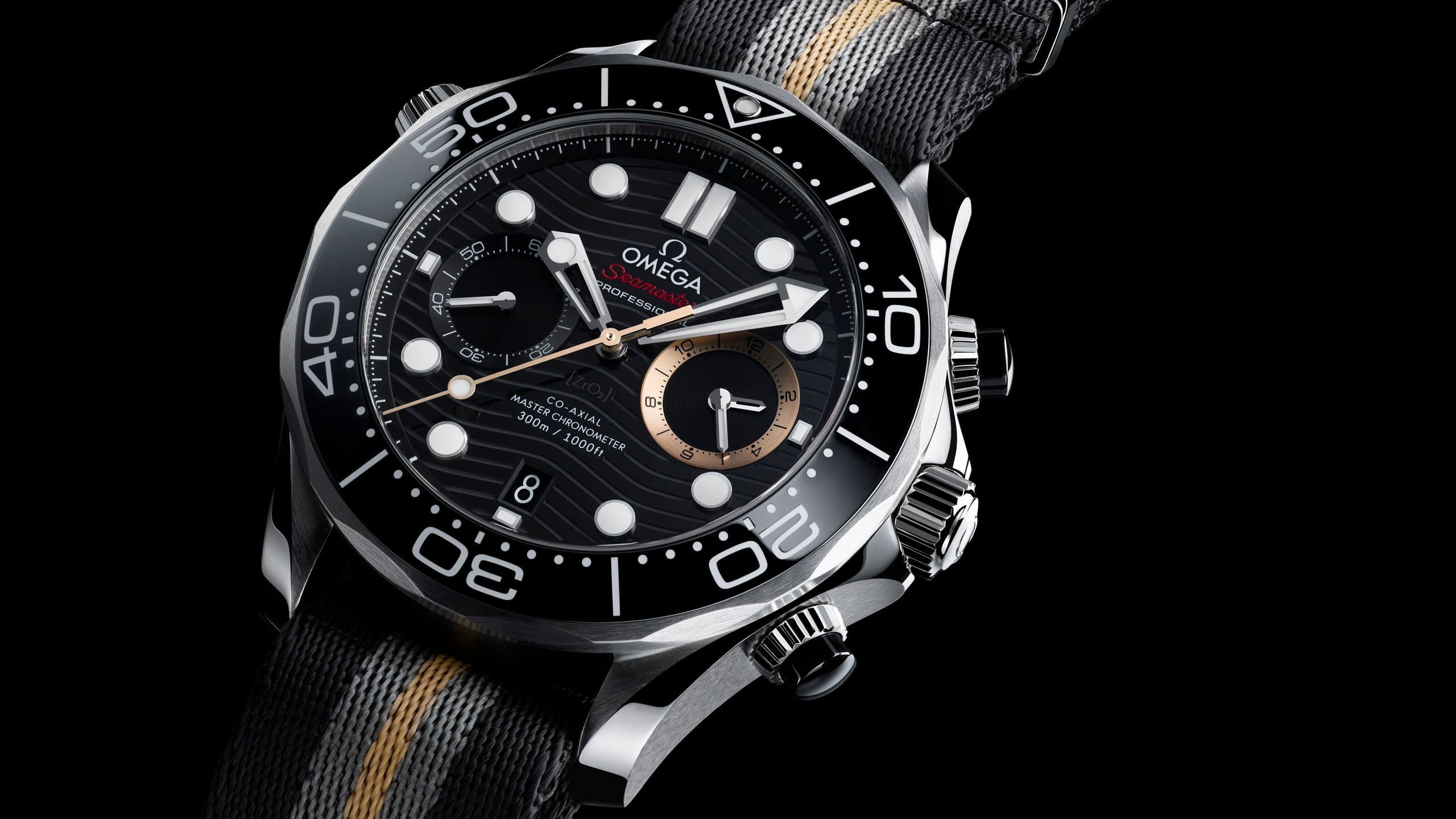Omega Seamaster Diver 300M Chronograph 007 First Light